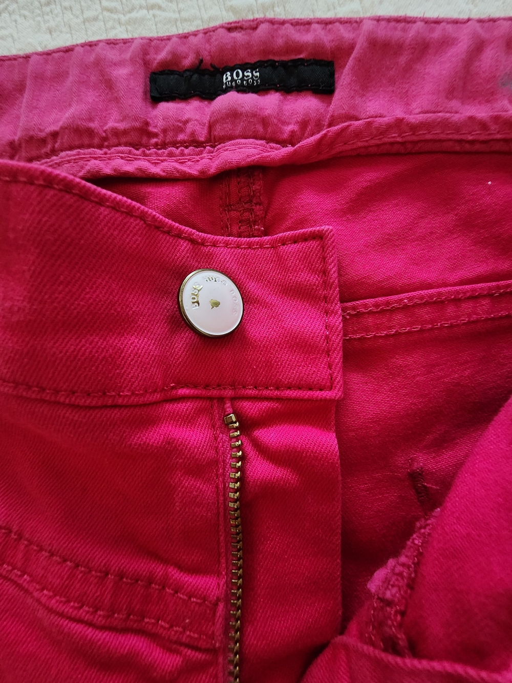 Hugo Boss Vibrant Fuchsia Pink Skinny Jeans - Size 29 - Picture 2 of 7